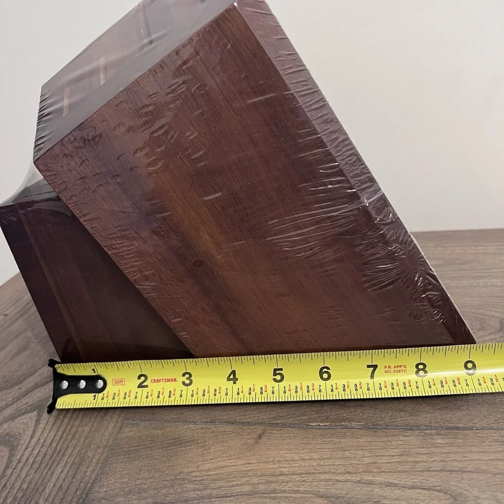 Cangshan 16 Slot Knife Block Dark Brown. Satin Finish 11